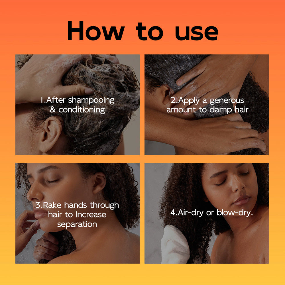 Elastic Curl Defining Cream for Natural Bouncy Hair