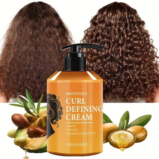 Elastic Curl Defining Cream for Natural Bouncy Hair