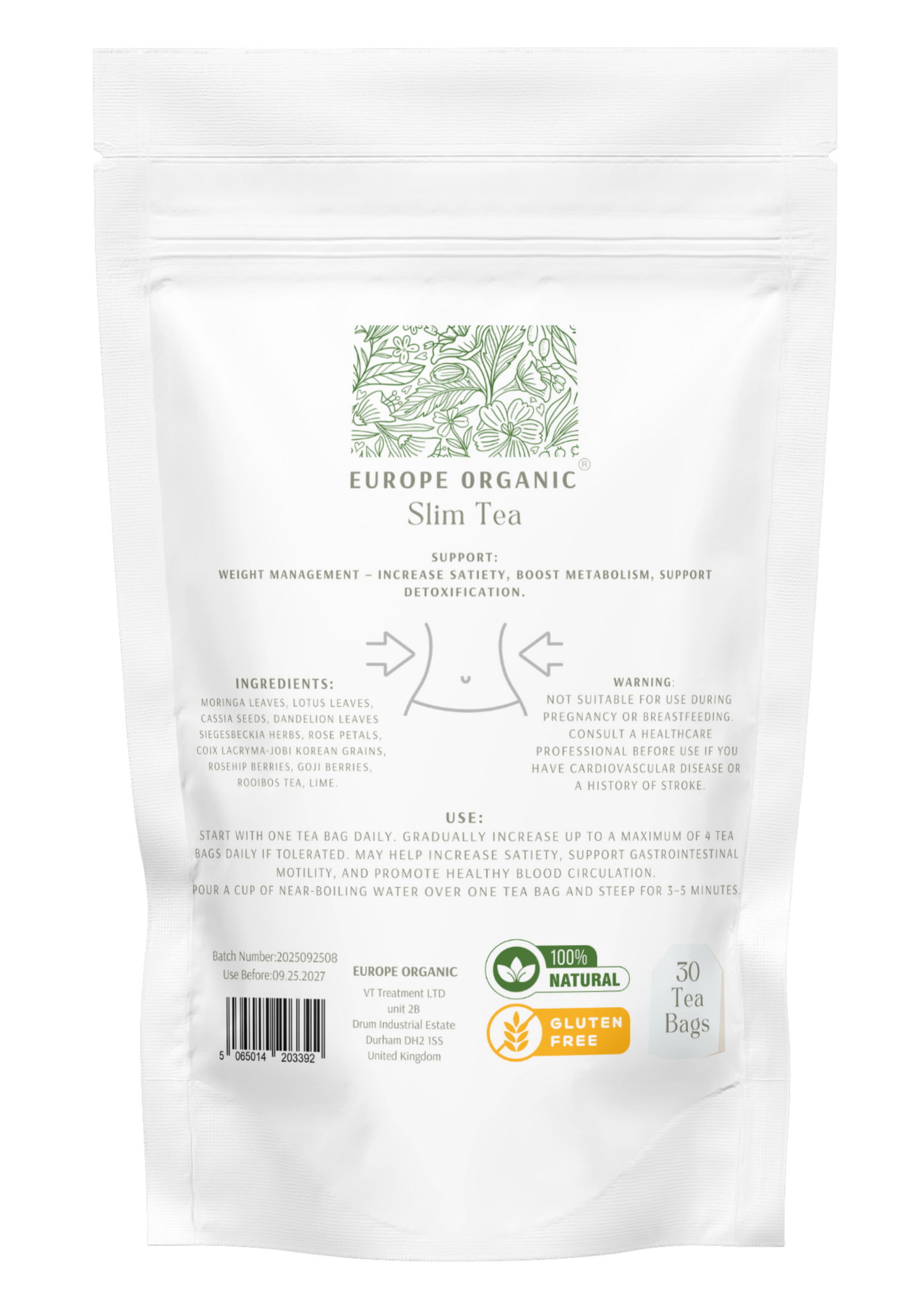 Slim tea Europe Organic